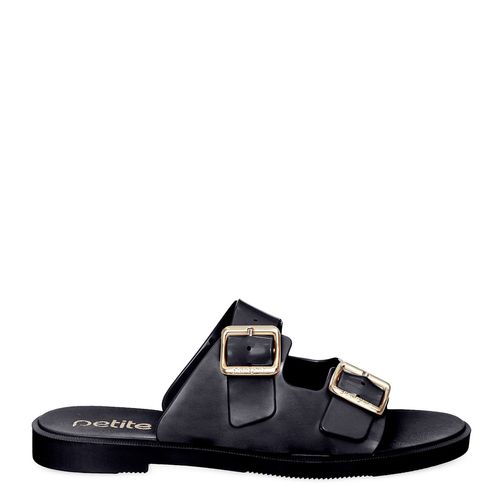 Chinelo Petite Jolie Beats Preto/Ouro - PJ5351