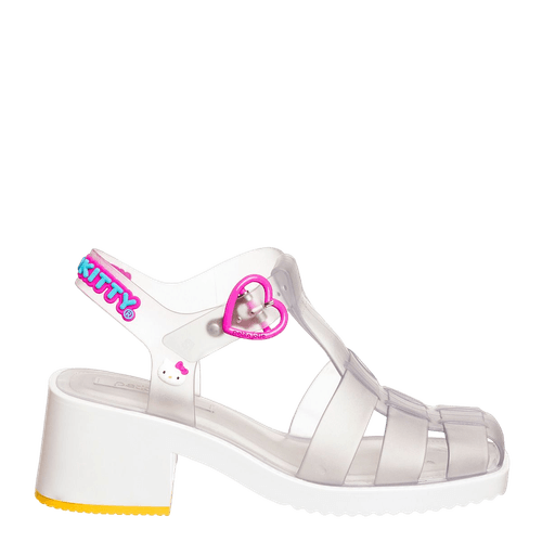 Sandália Hello Kitty Translucido/Branco/Amarelo PJ6575HK