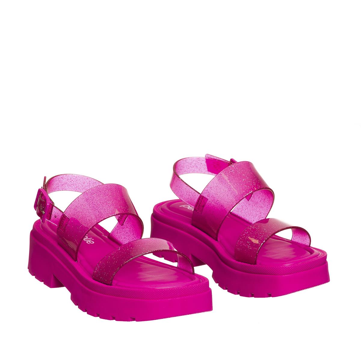 Sandália Petite Jolie Naomi Glitter Dark Pink - PJ6675