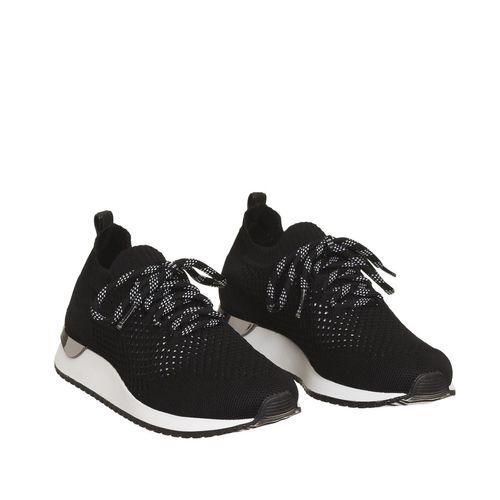 Tênis Petite Jolie Jogger Preto/Sola Preto/Branco PJ6459