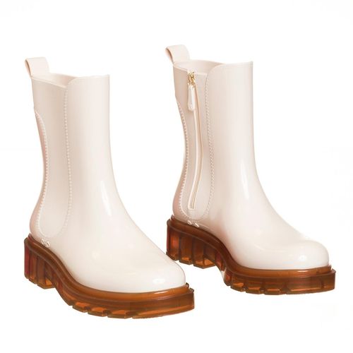Bota Petite Jolie Rubber Marfim/Ambar Translucido - PJ6782