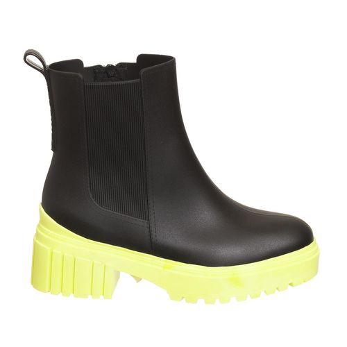 Bota Petite Jolie Chelsea Preto/Lemon - PJ6156