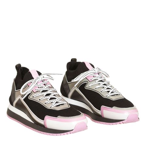 Tênis Petite Jolie Jogger Preto/Sola Rosa Claro PJ6836