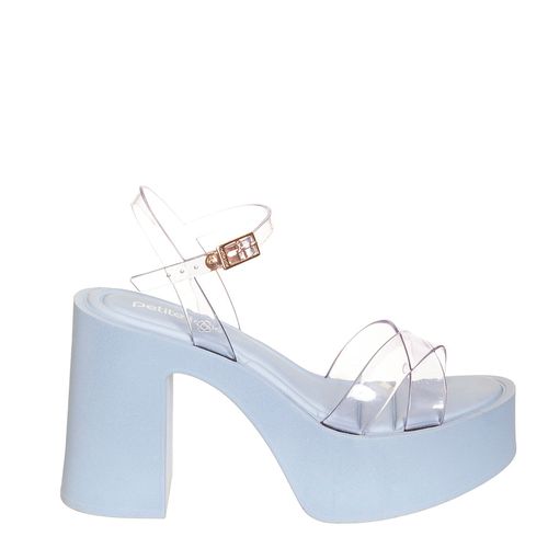 Sandália Petite Jolie Glam Translucido/Jeans - PJ6671