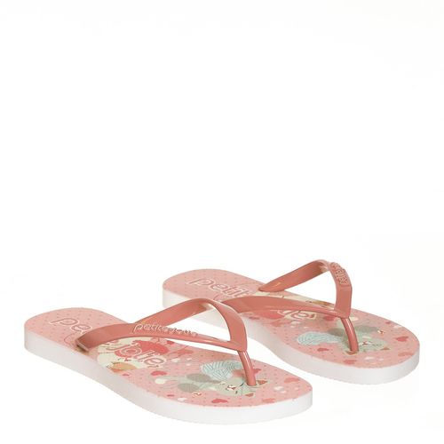 Chinelo Petite Jolie Fresh Rosa Antigo/Branco/Cat 4 - PJ6969