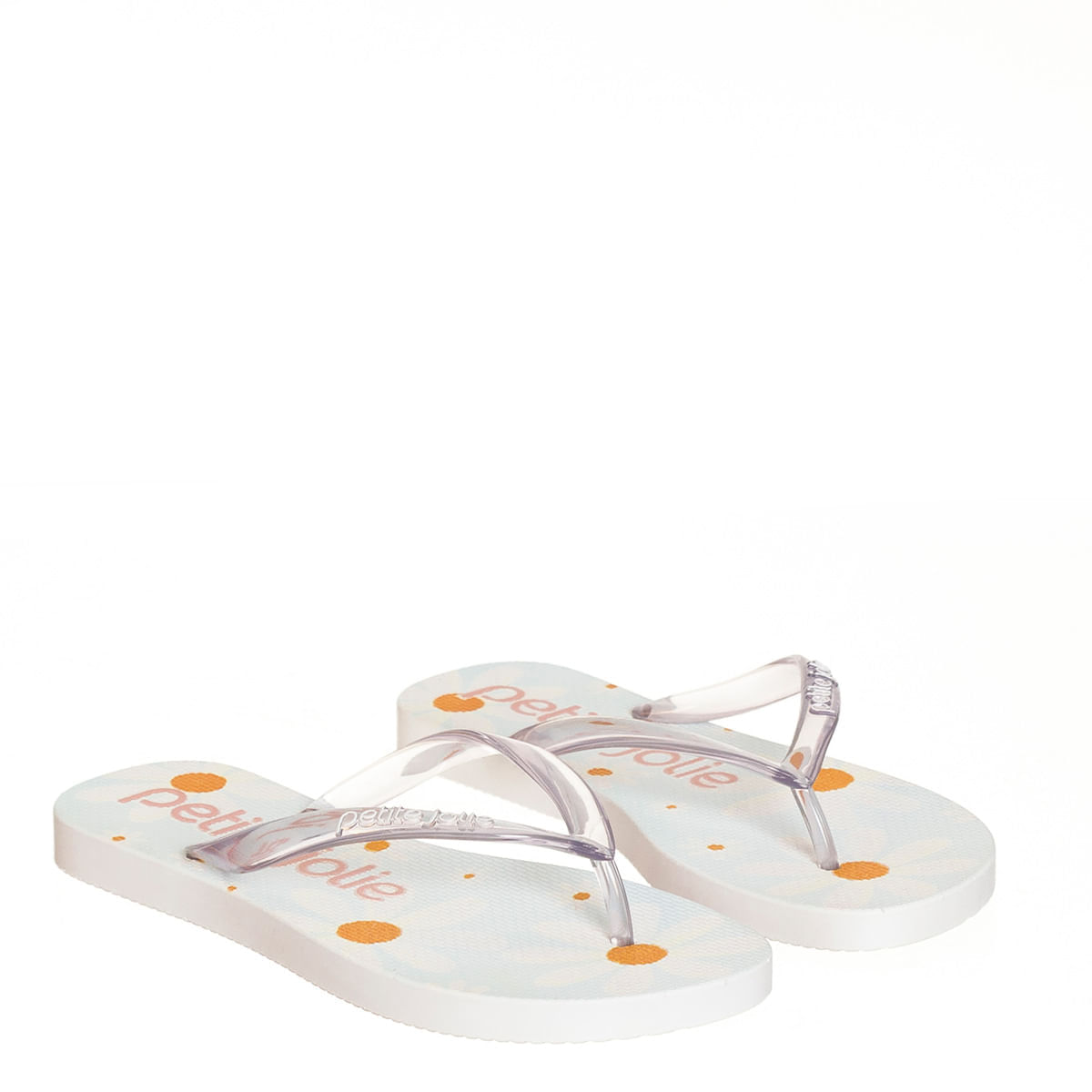 Chinelo Petite Jolie Fresh Branco/Margarida - PJ6969