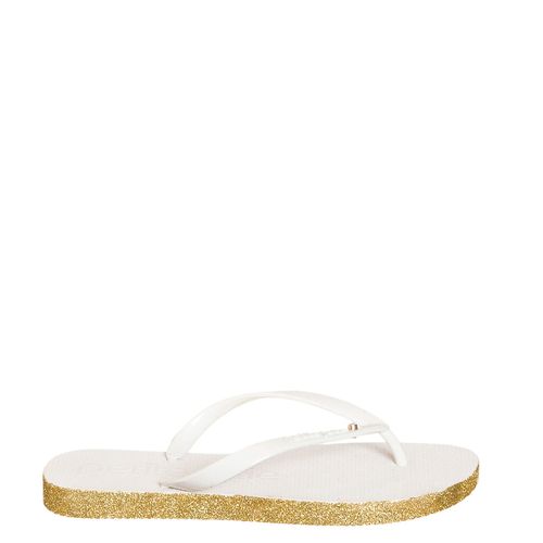 Chinelo Petite Jolie Fresh Branco/Sola Branco/Ouro - PJ6970