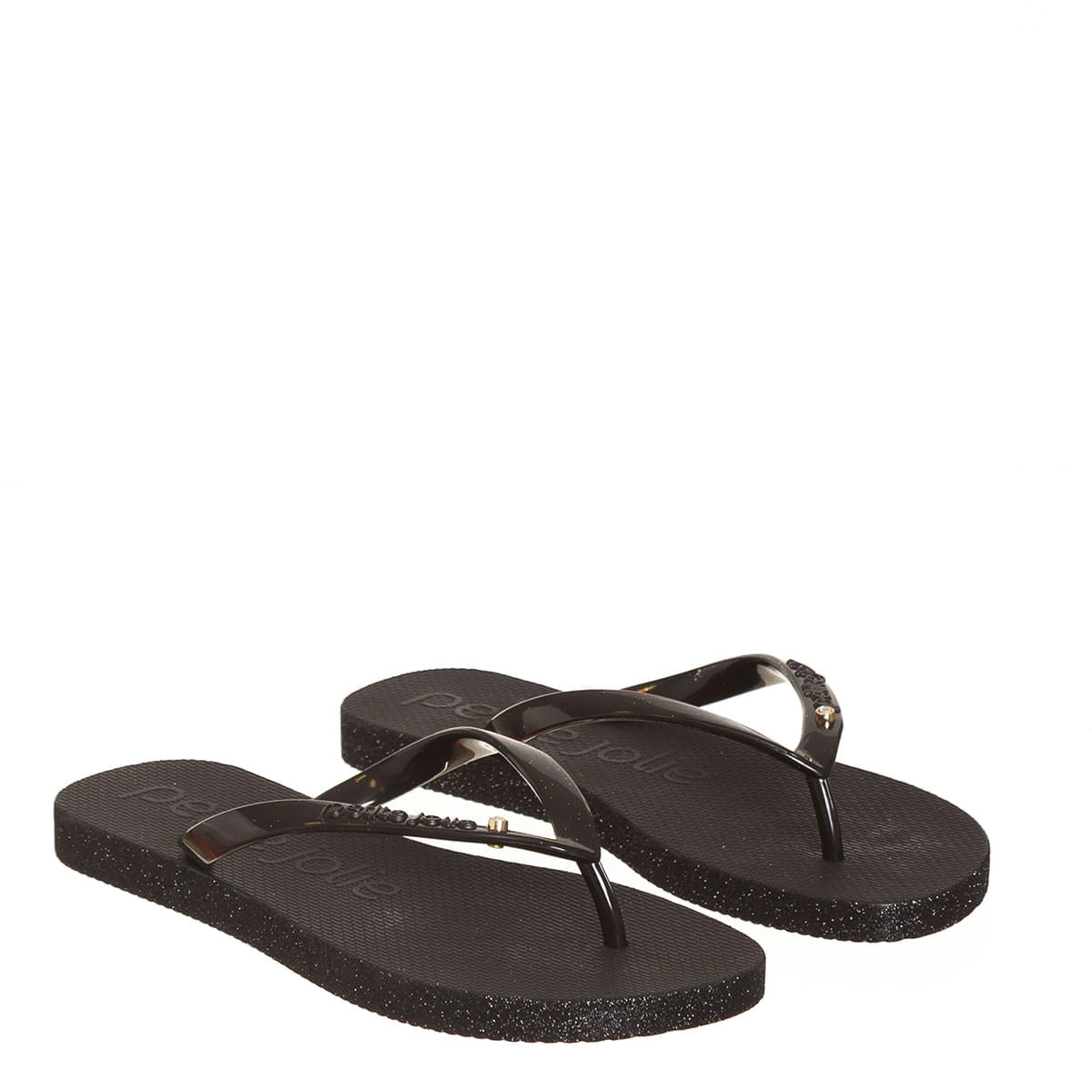 Chinelo Petite Jolie Fresh Preto/Sola Preto - PJ6970