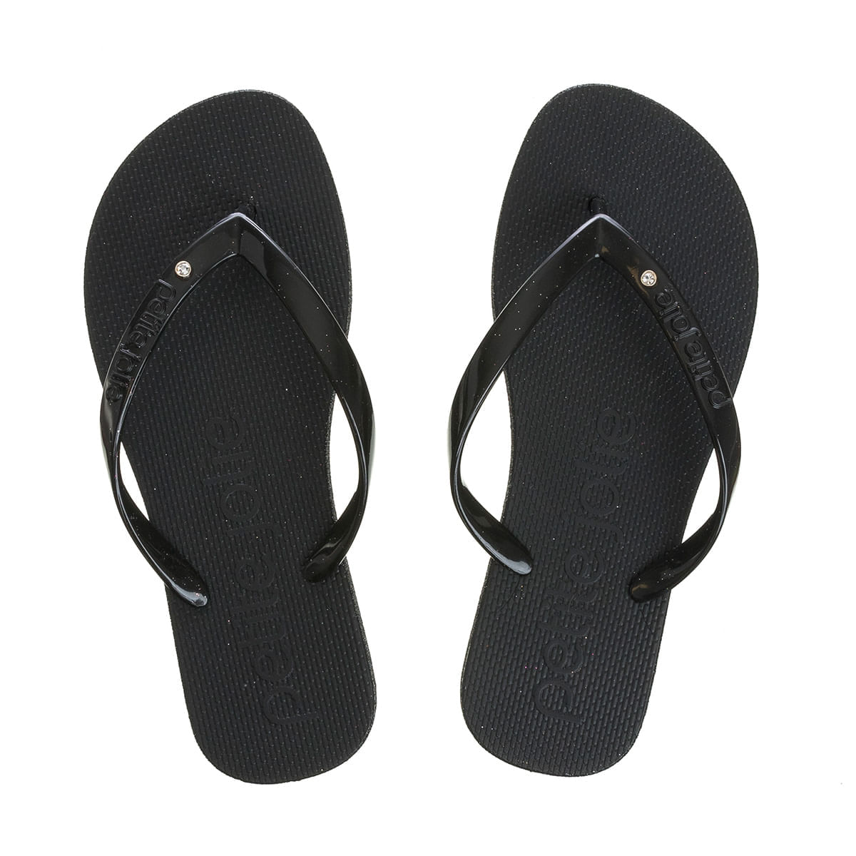 Chinelo Petite Jolie Fresh Preto/Sola Preto - PJ6970