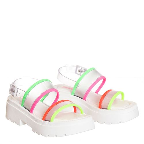 Sandália Petite Jolie Naomi Translucido/Multicolor - PJ7013