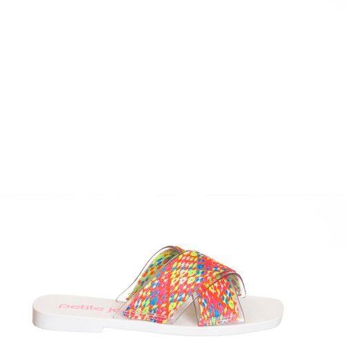 Chinelo Petite Jolie Vibe Translucido/Branco - PJ6437