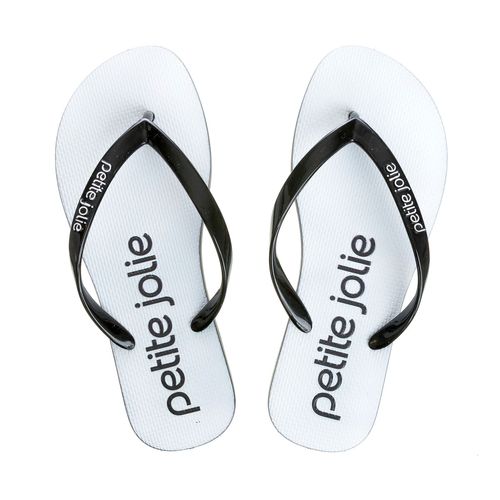 Chinelo Petite Jolie Fresh Preto/Sola Preto/Logo Pj PJ6969