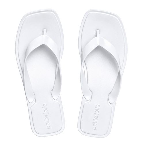 Chinelo Petite Jolie Square Branco PJ5805II