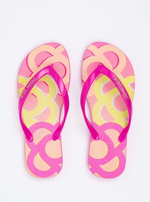Chinelo Petite Jolie Fresh Pink/Flor 2 PJ6969