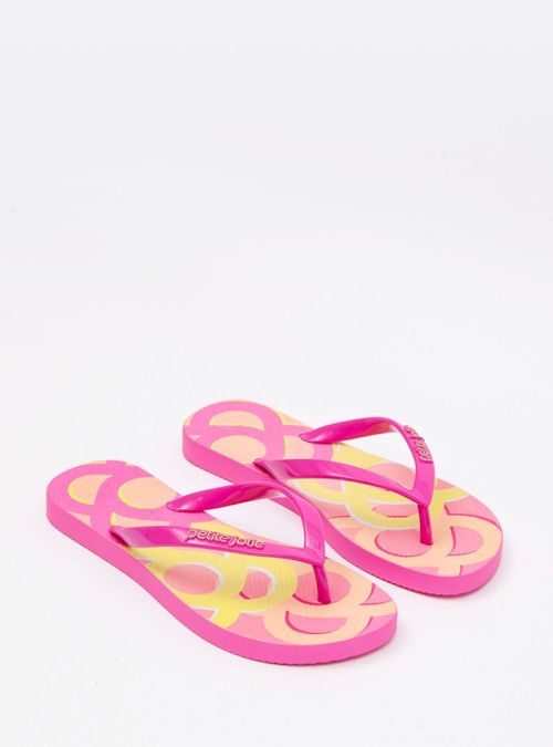Chinelo Petite Jolie Fresh Pink/Flor 2 PJ6969