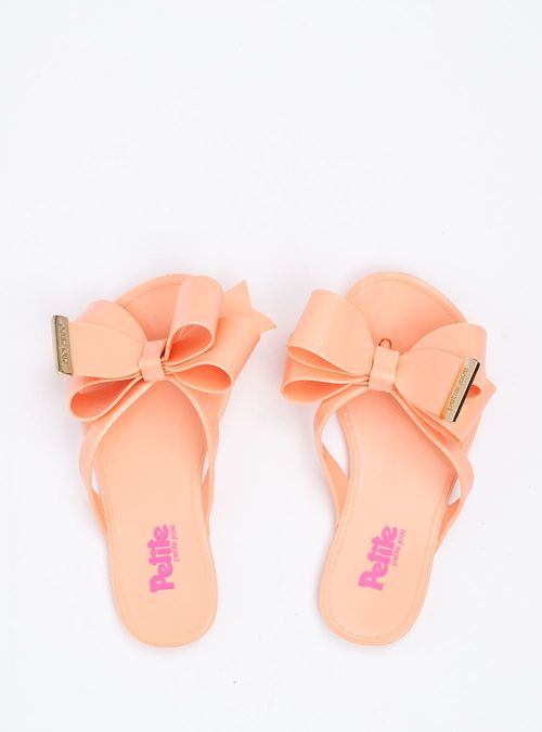 Chinelo Infantil Petite Jolie Lucky IN Coral PJ4533IN