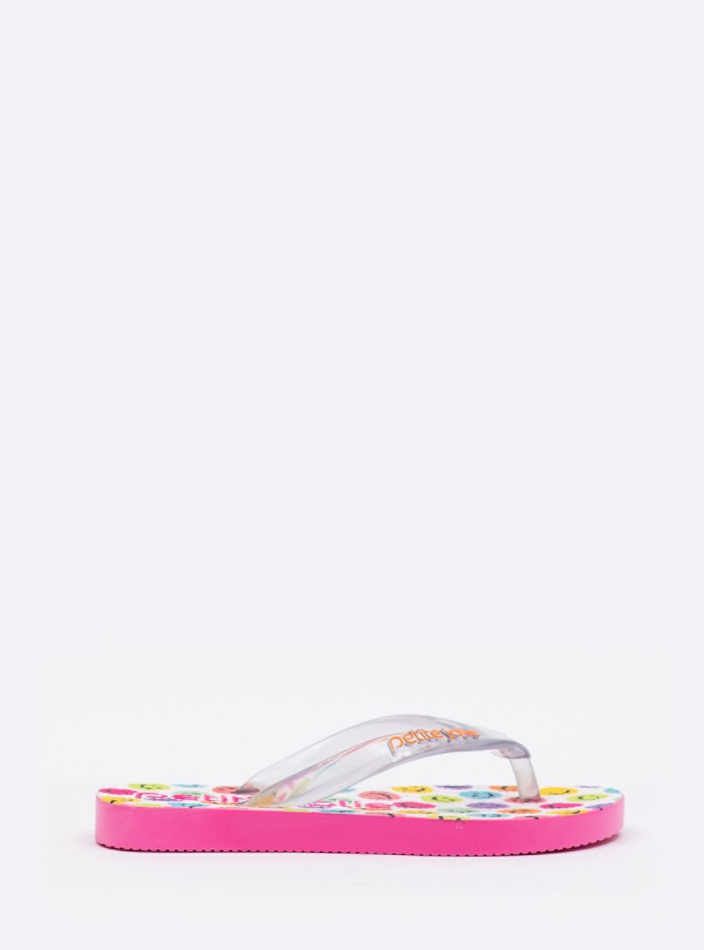 Chinelo Petite Jolie Fresh IN Translucido/Carinhas PJ6969IN