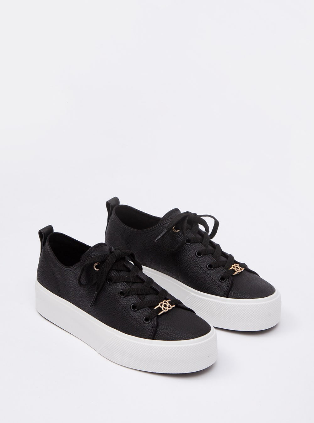 Tênis Petite Jolie Free Up Preto/Branco PJ7237