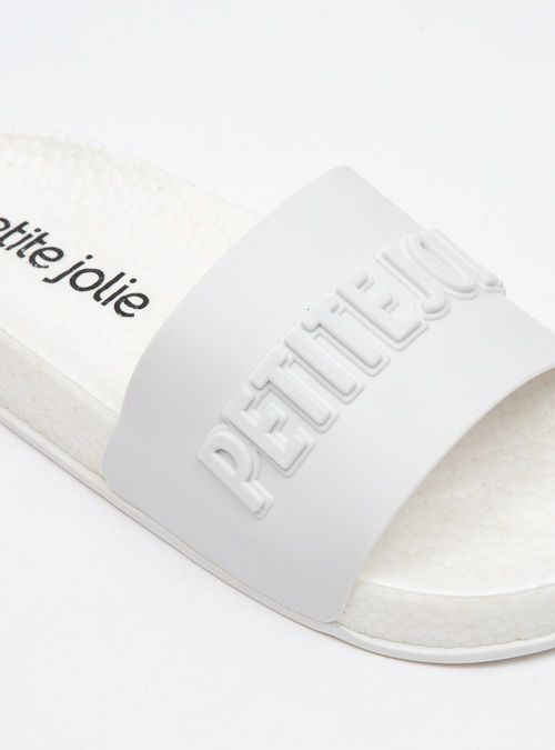 Chinelo Petite Jolie Puff Branco PJ7132