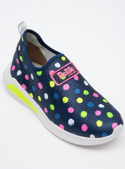 Tênis Infantil Petite Jolie Hype IN Color Dots PJ7183IN