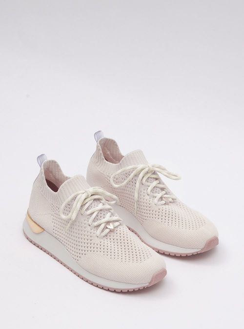 Tenis Petite Jolie Jogger Marfim/Branco/Sola Mocca PJ7360N