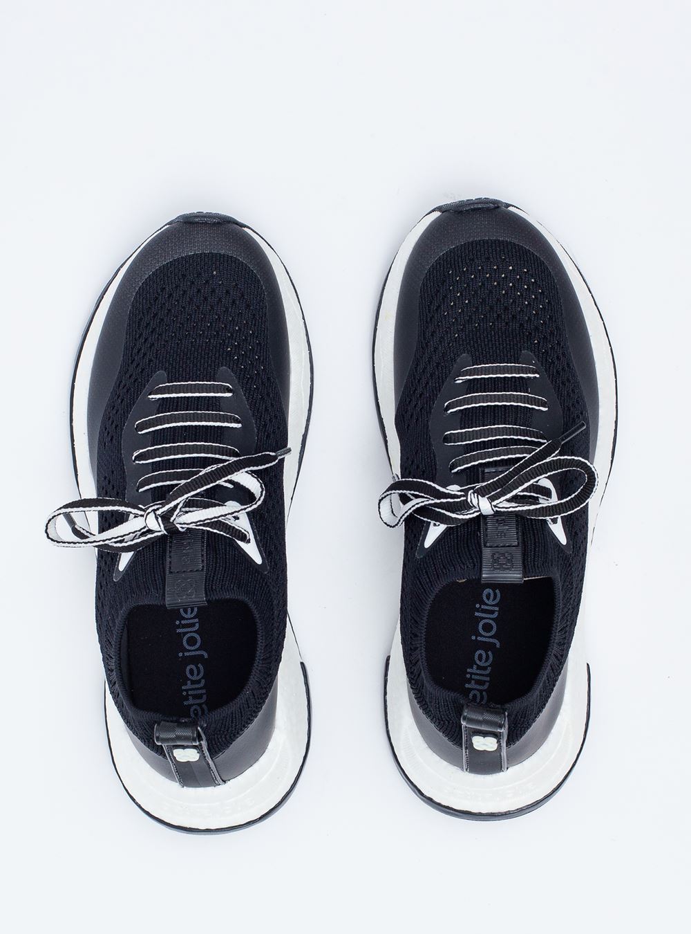 Tênis Petite Jolie Puff Sneaker Preto/Branco PJ7130