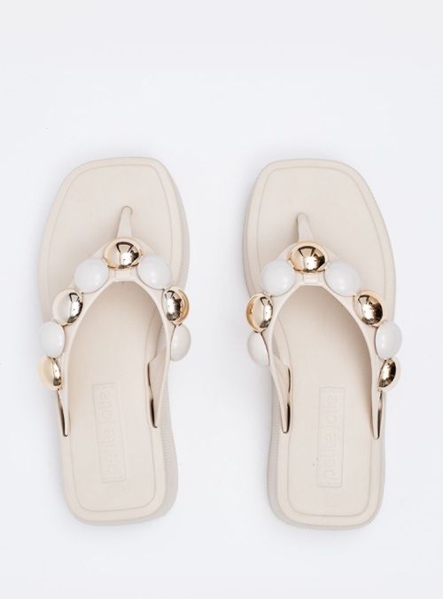 Chinelo Petite Jolie Hit Marfim PJ7139