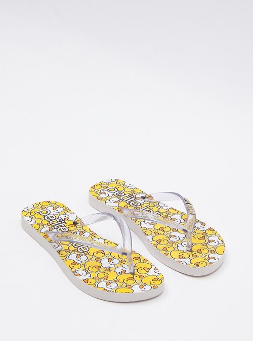 Chinelo Petite Jolie Fresh Translucido/White/Fun 1 PJ6969