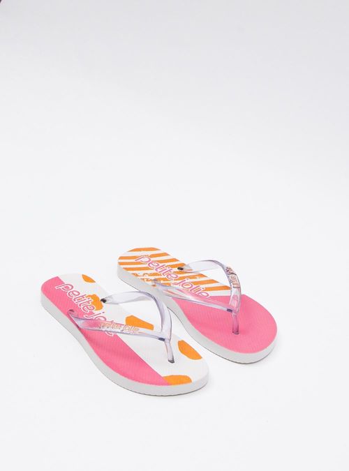 Chinelo Petite Jolie Fresh Translucido/Geometrico 1 PJ6969