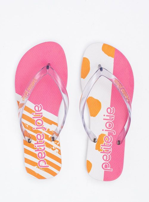Chinelo Petite Jolie Fresh Translucido/Geometrico 1 PJ6969