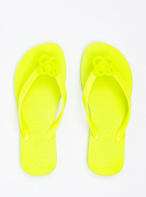 Chinelo Petite Jolie Fresh Amarelo Neon/Amarelo Neon PJ6979