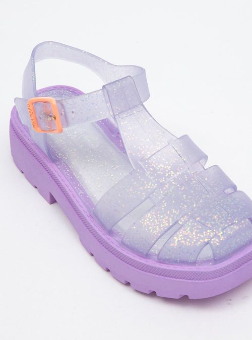 Sandália Petite Jolie Nancy IN Glitter Boreal/Lilac PJ6891IN
