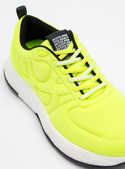 Tênis Petite Jolie Puff Sneaker Amarelo Neon PJ7284