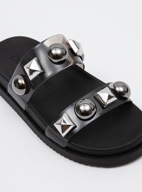 Chinelo Petite Jolie Ice Preto PJ7332