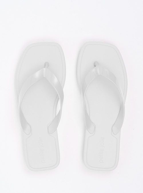Chinelo Petite Jolie Square White PJ5805II