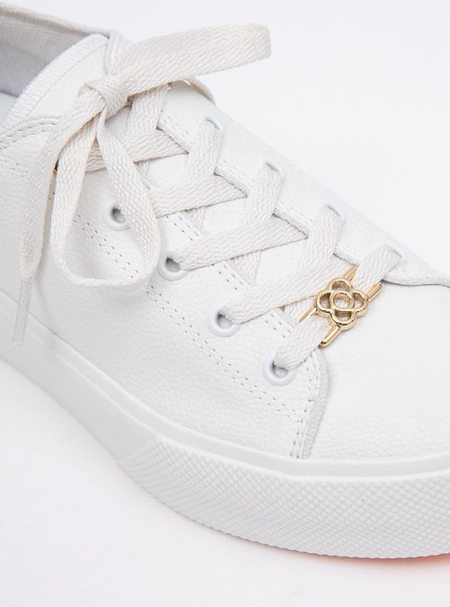 Tênis Petite Jolie Free Up Branco/Sola Hit Pink PJ7237