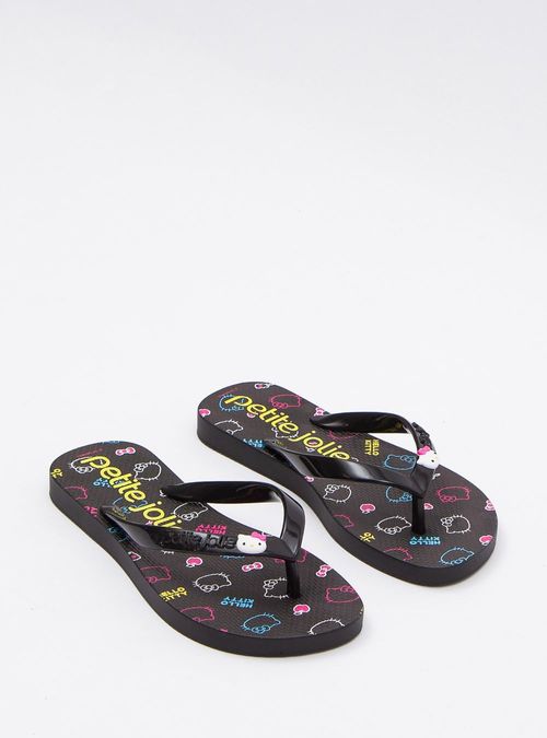 Chinelo Infantil Fresh In HK Preto/Hello Kitty 4 PJ7206INHK