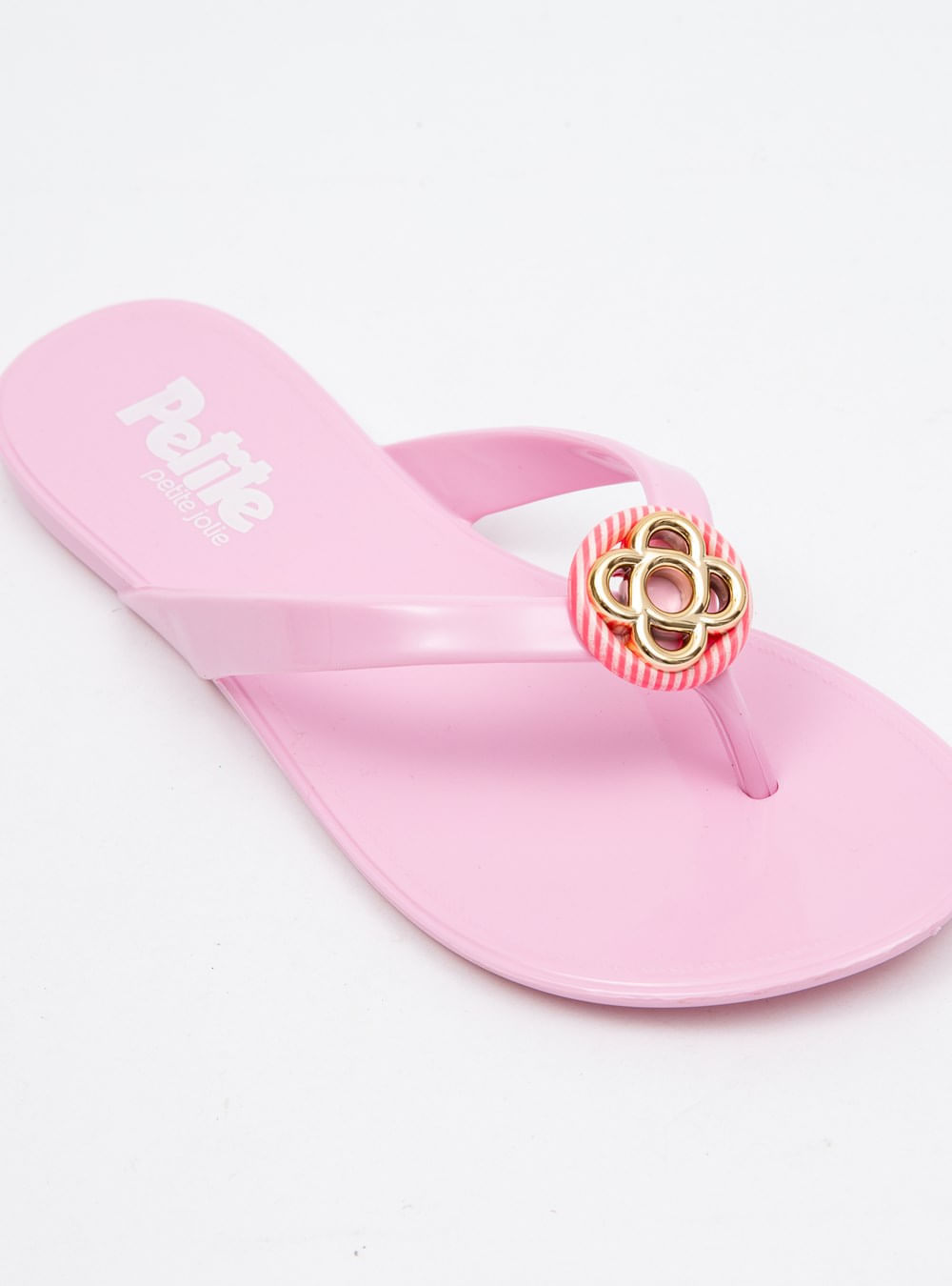 Chinelo Infantil Petite Lucky In Rosa Camelia PJ7333IN