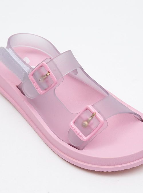 Sandália Petite Jolie Cake IN Translucido/Rosa PJ6409IN