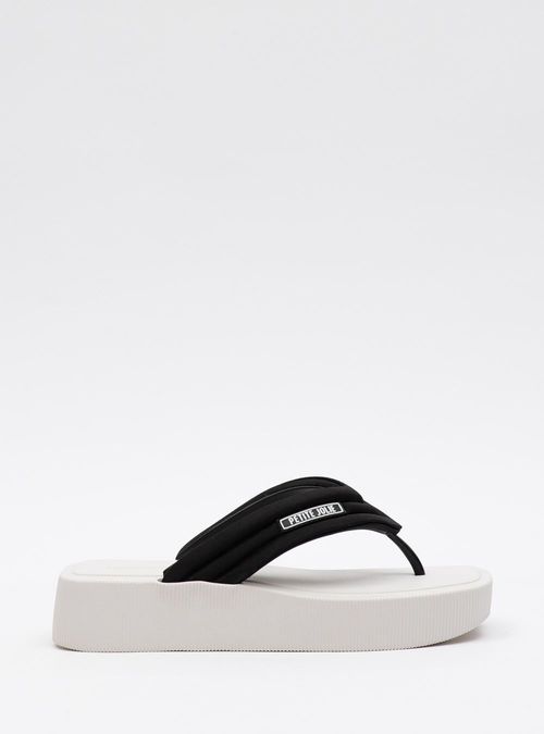 Chinelo Petite Jolie Hit Preto/Branco PJ7286