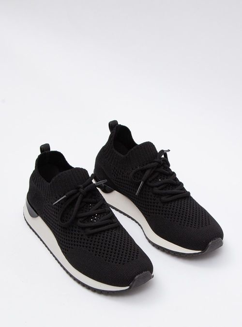 Tênis Petite Jolie Jogger Preto/White/Sola Preto PJ6459