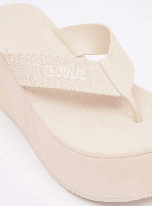 Chinelo Petite Jolie Plus Marfim PJ6947