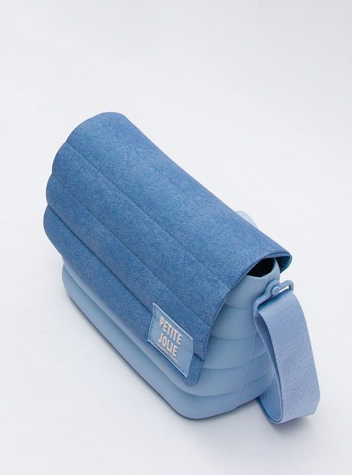 Bolsa Petite Jolie Puffer Bag Light Blue PJ11102