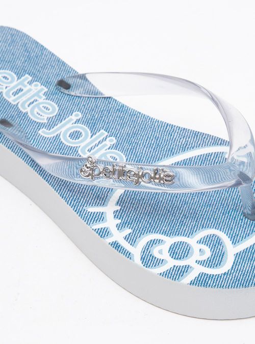 Chinelo Hello Kitty Fresh Up Translucido/White 7 PJ7401HK