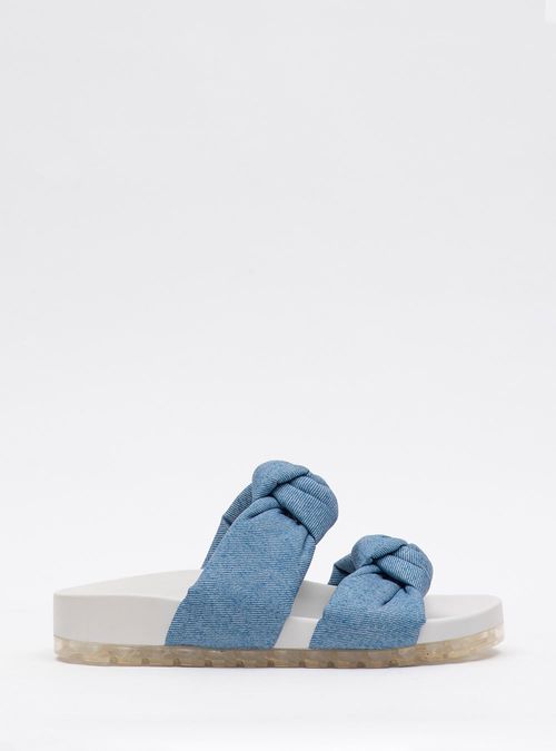 Chinelo Petite Jolie Denim Flat Light Blue PJ7374