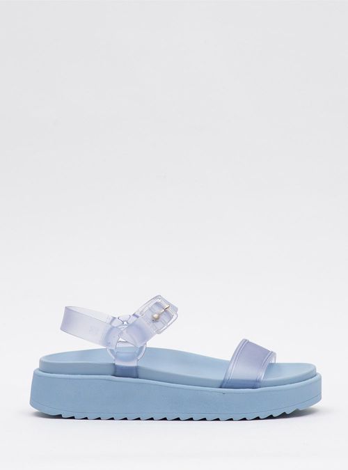 Sandália Petite Jolie Sense Translucido/Light Blue PJ7373