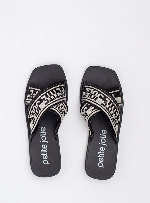 Chinelo Petite Jolie Vibe Preto/White PJ6437