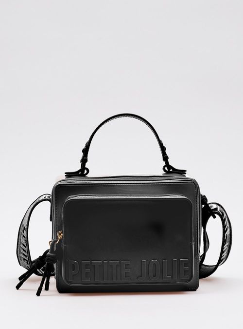 Bolsa Petite Jolie Box Preto/White PJ10919