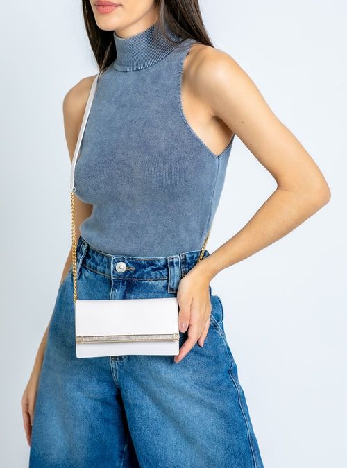 Bolsa Petite Jolie Long Wallet White PJ11208