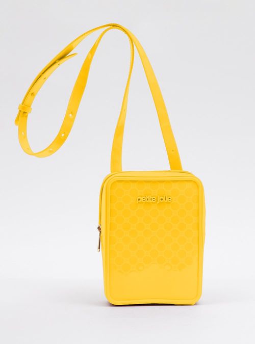 Bolsa Petite Jolie Cross Amarelo Neon PJ10362II